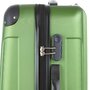 TravelZ Light (L) Khaki/Green 76 л валіза із пластику на 4 колесах зелена
