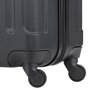 TravelZ Light (M) Black 66 л валіза із пластику на 4 колесах чорна