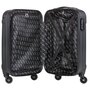 TravelZ Light (S) Black 25 л валіза із пластику на 4 колесах чорна
