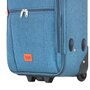 TravelZ Hipster (S) Jeans Blue 38 л чемодан из полиэстера на 2 колесах синий