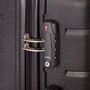 TravelZ Big Bars (M) Black 63 л чемодан из полипропилена на 4 колесах черный