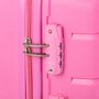 TravelZ Big Bars (S) Pink 35 л чемодан из полипропилена на 4 колесах розовый