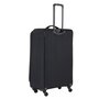 TravelZ Tripple Pocket (L) Black 85/97 л чемодан из полиэстера на 4 колесах черный