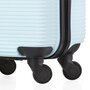TravelZ Horizon (S) Baby Blue 35 л чемодан из пластика на 4 колесах светло-голубой