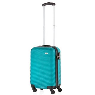 TravelZ Horizon (S) Aqua 35 л чемодан из пластика на 4 колесах голубой