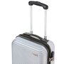 TravelZ Horizon (S) Silver 35 л чемодан из пластика на 4 колесах серебристый