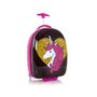 Heys FASHION/Unicorn Black Round 27 л детский пластиковый чемодан на 2 колесах черный
