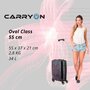 CarryOn Oval Class (S) 34 л чемодан из поликарбоната на 4 колесах цветной