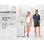 CarryOn Porter 2.0 (L) Ivory White 100 л чемодан из полипропилена на 4 колесах белый