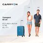 CarryOn Transport (M) Blue Jeans 65/77 л валіза з поліпропілену на 4 колесах синя