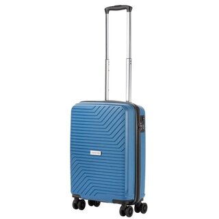 CarryOn Transport (S) Blue Jeans 35 л валіза з поліпропілену на 4 колесах синя