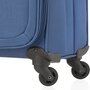 CarryOn AIR (L) Steel Blue 100/120 л чемодан из полиэстера на 4 колесах синий