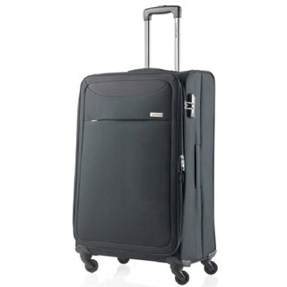CarryOn AIR (L) Black 100/120 л чемодан из полиэстера на 4 колесах черный
