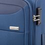 CarryOn AIR (M) Steel Blue 70/84 л валіза з поліестеру на 4 колесах синя
