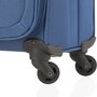 CarryOn AIR (M) Steel Blue 70/84 л валіза з поліестеру на 4 колесах синя