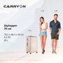 CarryOn Skyhopper (L) Champagne 85 л чемодан из поликарбоната на 4 колесах шампань