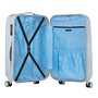 CarryOn Skyhopper (M) Silver 57 л чемодан из поликарбоната на 4 колесах серебро