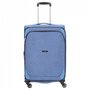 Travelite Nida Blue 70/80 л чемодан из полиэстера на 4 колесах синий