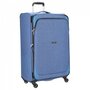 Travelite Nida Blue 98/112 л чемодан из полиэстера на 4 колесах синий