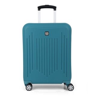 Gabol Clever (S) Turquoise 37 л валіза з пластику на 4 колесах бірюзова