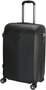 Enrico Benetti Atlanta Black M 72 л чемодан из пластика на 4 колесах черный