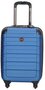 Enrico Benetti Little Rock Steel Blue S 39 л валіза з пластику на 4 колесах синя