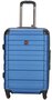 Enrico Benetti Little Rock Steel Blue M 80 л чемодан из пластика на 4 колесах синий