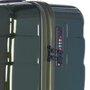Epic Vision 103 л валіза з полікарбонату\ABS-пластику на 4 колесах темно-зелена