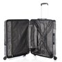 Epic Vision 103 л чемодан из поликарбоната\ABS-пластика на 4 колесах черный