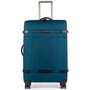 Piquadro Move2 63 л текстильна валіза на 4-х колесах синя