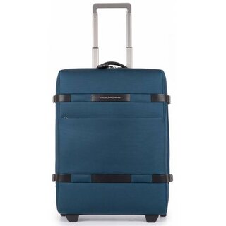 Piquadro Move2 38 л тканевый чемодан на 2-х колесах синий