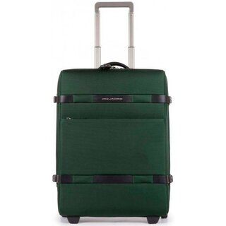 Piquadro Move2 38 л текстильна валіза на 2-х колесах зелена