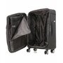 Piquadro BRIEF BAGMOTIC 73 л тканевый чемодан на 4-х колесах черный
