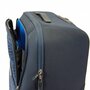 Piquadro COLEOS Active 31 л текстильна валіза на 4-х колесах синя