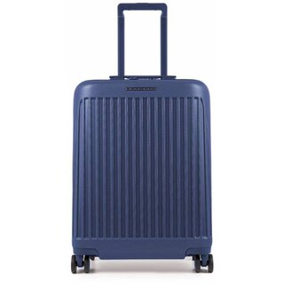 Piquadro SEEKER 39,5 л чемодан из поликарбоната на 4 колесах синий