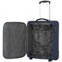 Малый чемодан на двух колесах Travelite Cabin ручная кладь на 44 л весом 1,9 кг Синий