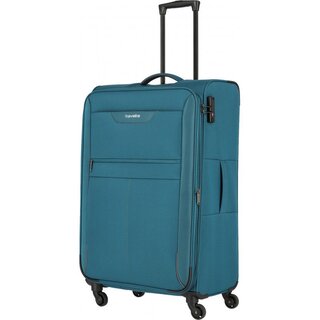Travelite SUNNY BAY 86/98 л чемодан из полиэстера на 4 колесах синий