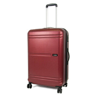 Большой чемодан Travelite Yamba на 99 л из пластика на 4 колесах Красный