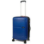 Travelite Yamba 61/77 л чемодан из ABS пластика на 4 колесах синий