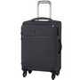 IT Luggage GLINT 32 л валіза з поліестеру на 4 колесах сіра