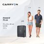 CarryOn Steward 100 л чемодан из полипропилена на 4 колесах черный