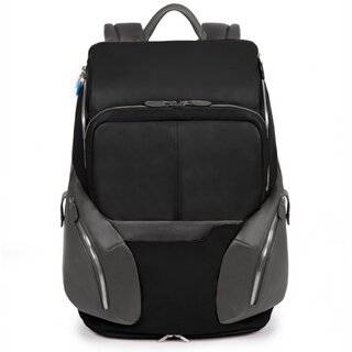Piquadro COLEOS 32 л городской тканевый рюкзак для ноутбука черный