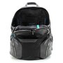 Piquadro COLEOS 32 л міський текстильний рюкзак для ноутбука чорний