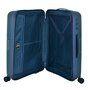 March Bel Air 70 л чемодан из полипропилена на 4-х колесах синий