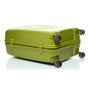 March Carree 124 л валіза з поліпропілену на 4-х колесах зелений металік