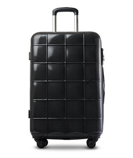 Echolac SQUARE PRO 123 л чемодан из поликарбоната на 4 колесах черный