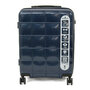 Echolac SQUARE PRO на 47 л валіза з полікарбонату на 4 колесах синя