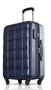 Echolac SQUARE PRO комплект валіз з полікарбонату на 4 колесах синій