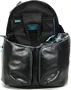 Piquadro BL SQUARE 25 л міський рюкзак з натуральної шкіри чорний