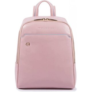Piquadro Blue Square 6 л городской рюкзак из натуральной кожи розовый